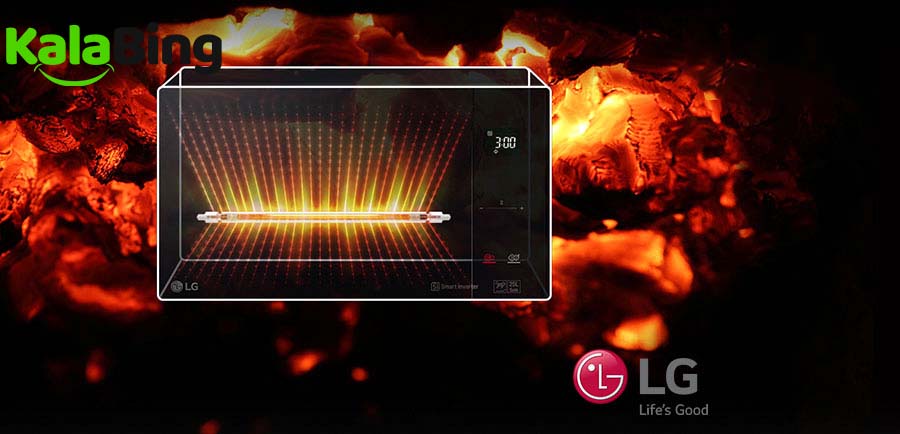 قابلیت یخ زدایی مایکروویو ال جی MW31